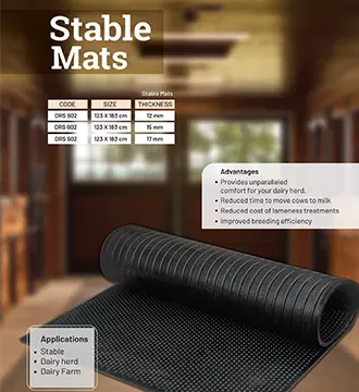 cow and stable mat